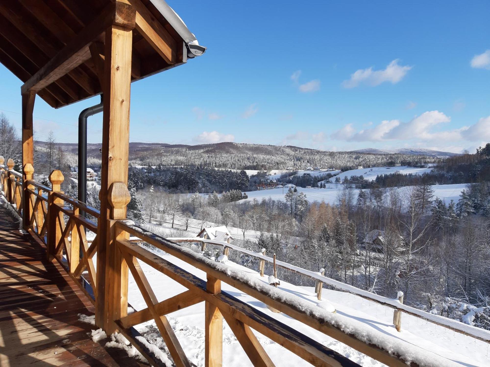 Chata W Bieszczadzie Apartamenty I Domki Z Sauna Bieszczady Polanczyk Exterior photo